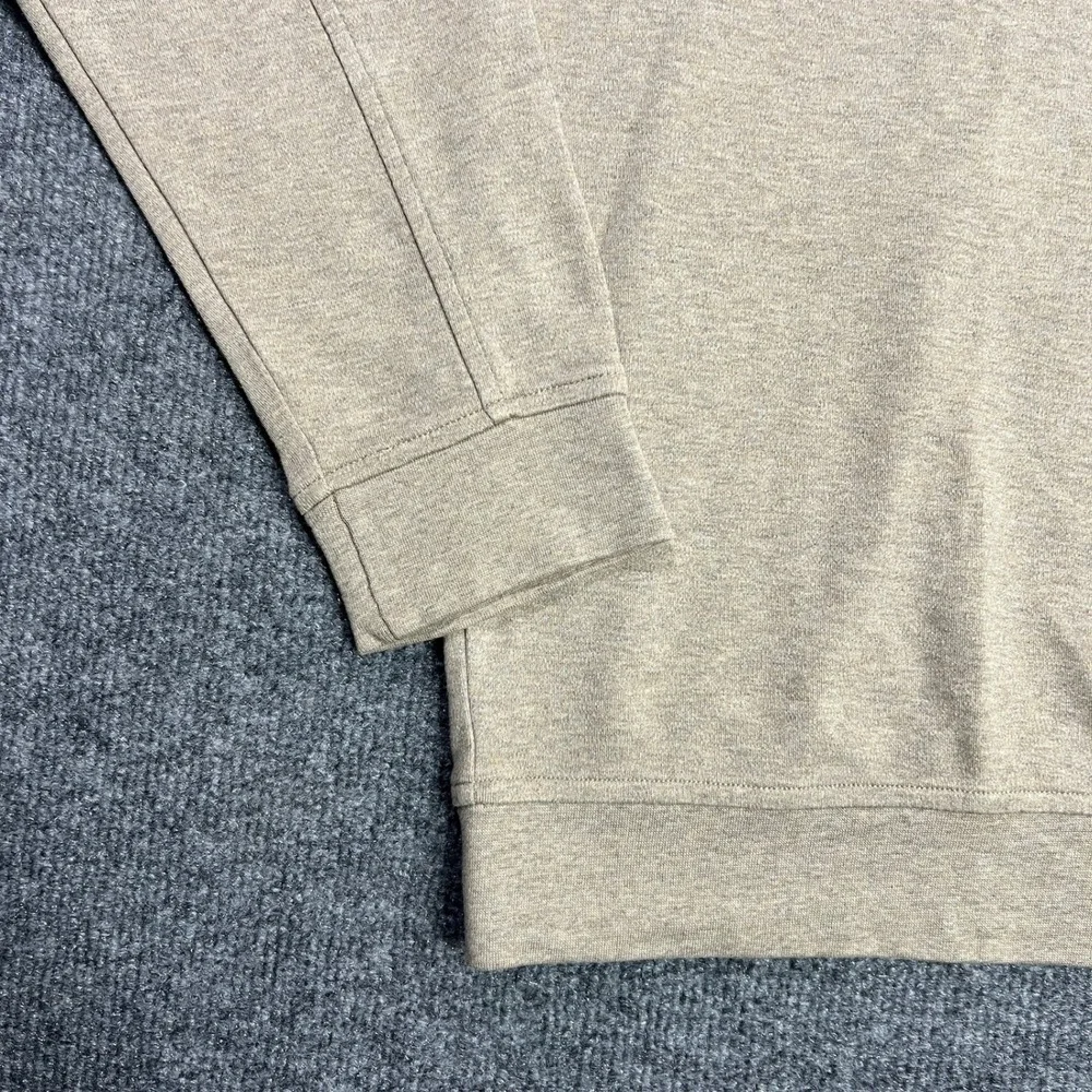 Mountain Khakis Men's Medium‎ Tan Heathered Cotton Quarter Zip Pullover Sweater
